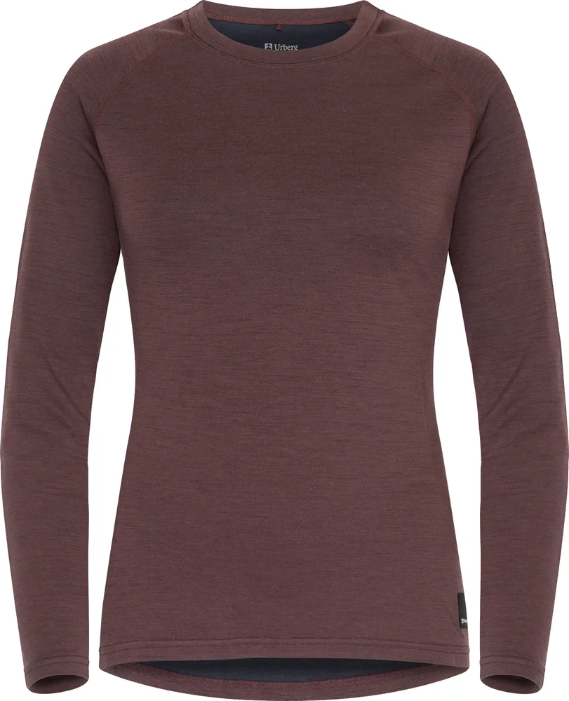 Urberg Women's Selje Merino-Bamboo Top Huckleberry/Blue Nights v:3607849