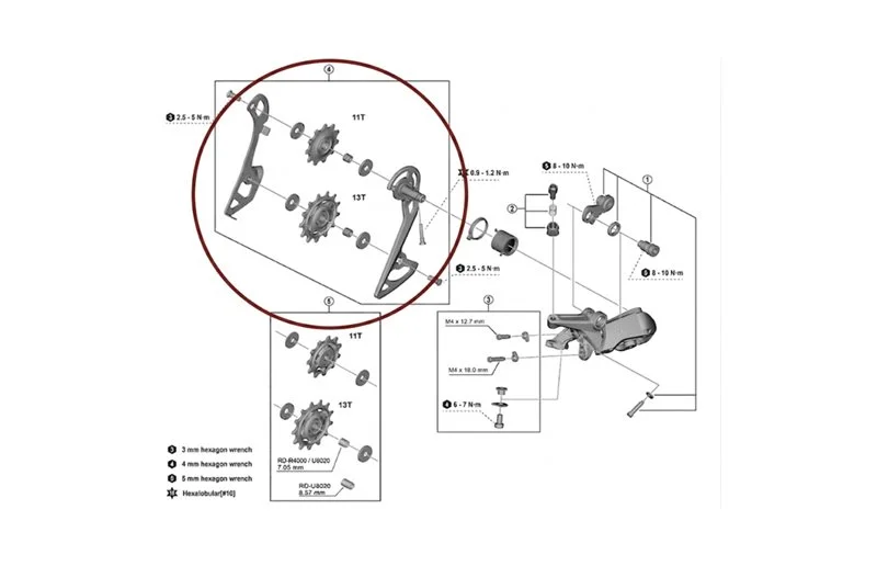 Shimano RD-R4000 Plate Unit v:1035484