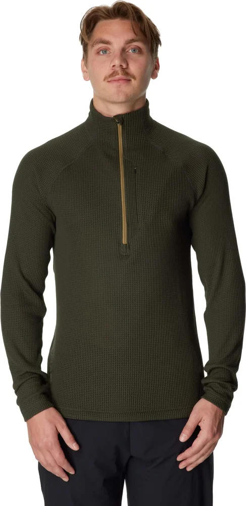 Houdini Men's Pace Flow Half Zip Green Illusion v:8272231