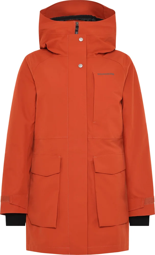 Didriksons Women's Harriet Parka Rust v:5821483