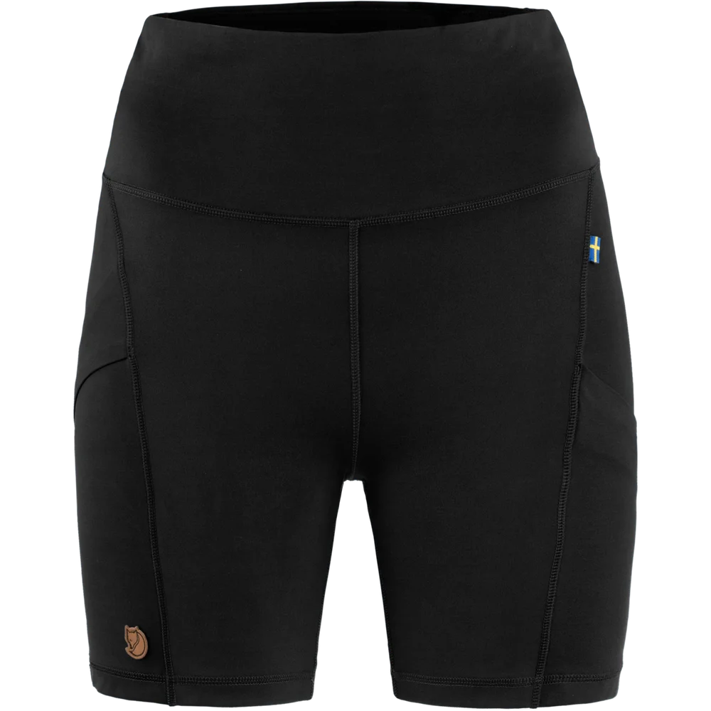 Fjällräven Women's Abisko 6 inch Shorts Tights Black v:3804597