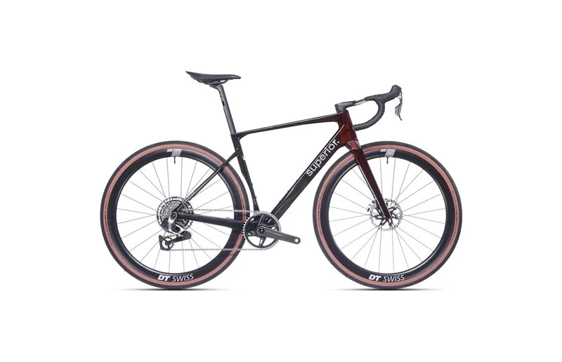 Gravelsykkel Superior XR 9.9 GR Matte Carbon/Gloss Red v:8902471