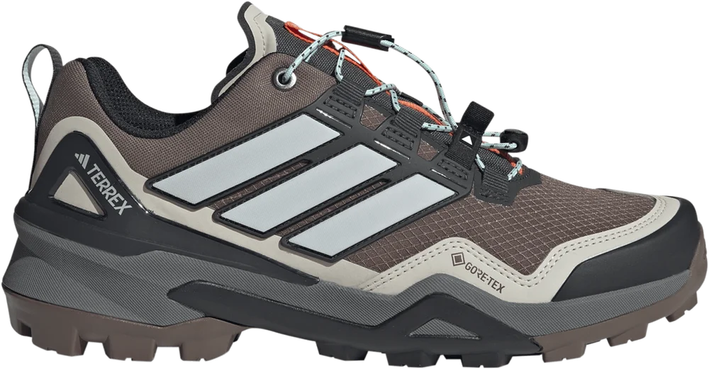 Adidas Women's Terrex Skychaser GORE-TEX Hiking Shoes Earth Strata/Grey One/Semi Flash Aqua v:4796473