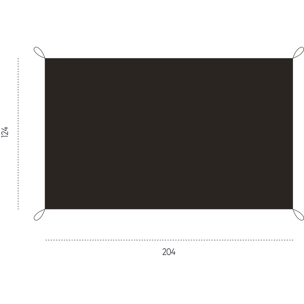 Fjällräven Friluft 2 Footprint Black v:7262605 Fjällräven Friluft 2 Footprint Black v:7262605