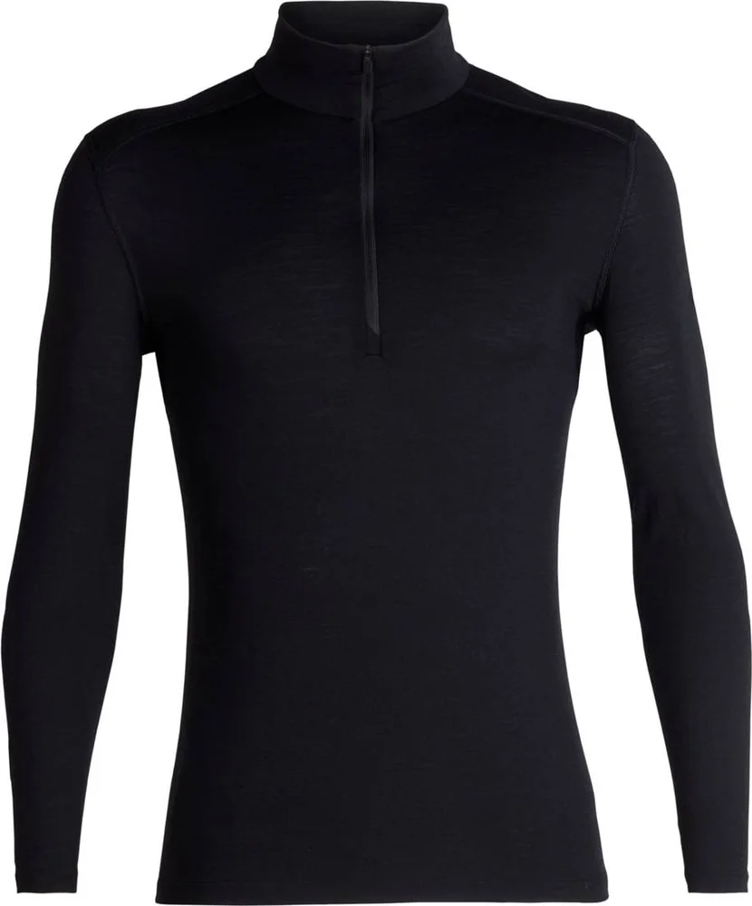 Icebreaker Men’s 200 Oasis Long Sleeve Half Zip Black v:7325697 Icebreaker Men’s 200 Oasis Long Sleeve Half Zip Black v:7325697