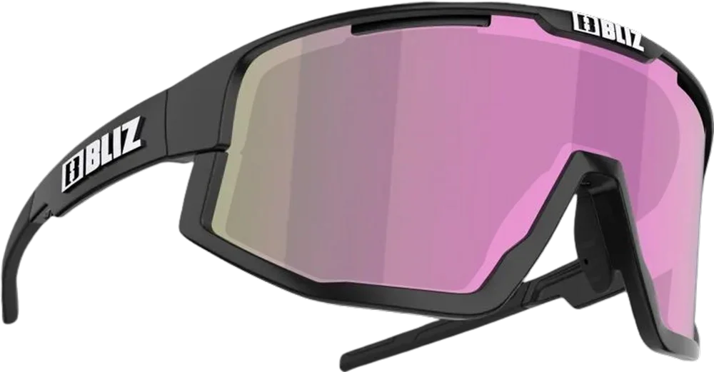 Fusion Small Matt Black with Violet/Blue Multi v:6206591