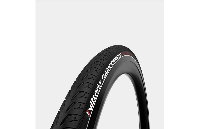 Vittoria Sykkeldekk Randonneur Reflective 28-622 (700 x 28C / 28 x 1.10) Reflex Svart v:6199744