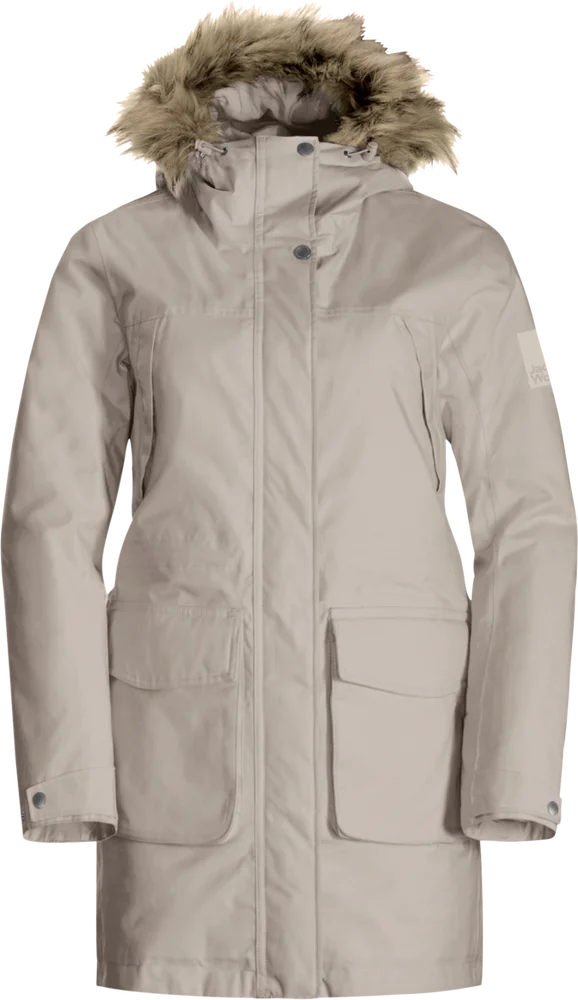 Jack Wolfskin Women’s Winterfrost Insulated Parka Dusty Grey v:2714698 Jack Wolfskin Women’s Winterfrost Insulated Parka Dusty Grey v:2714698