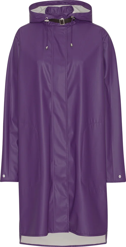 Ilse Jacobsen Women's Raincoat Detachable Hood Purple Rain v:3425078