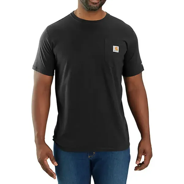 Midweight Pocket T-Shirt Black v:1271388