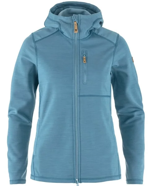 Keb Fleece Hoodie W Dawn Blue v:1501521 Keb Fleece Hoodie W Dawn Blue v:1501521