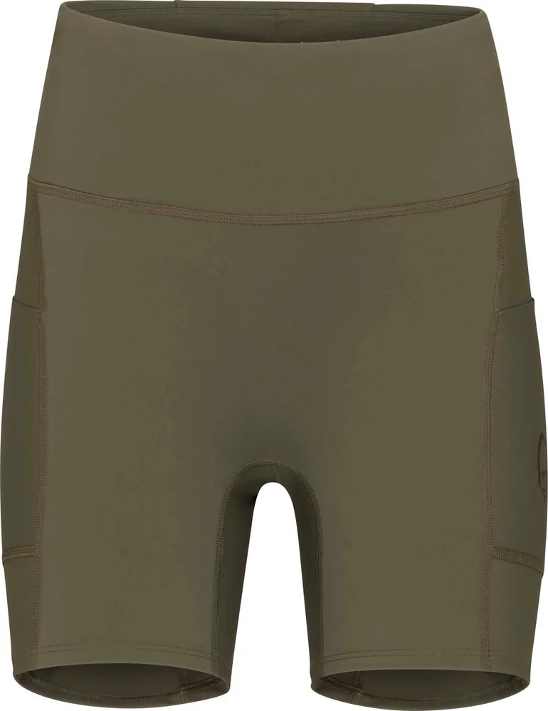 Norrøna Women's Senja Equaliser Stretch 6'' Tights Olive Night/Caviar v:9002352