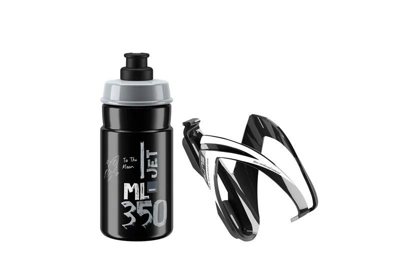 Flaskeholdere Elite Flaska + Hållare Kit CEO Jet Flaska 350ml Black/Grey v:4790647