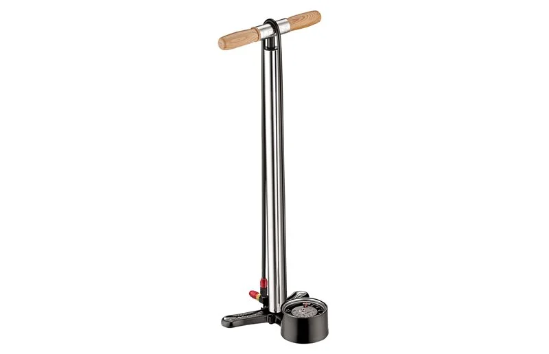 Lezyne Fotpumpe Alloy Floor Drive ABS-1 Pro HP 15kg Sølv v:5016633