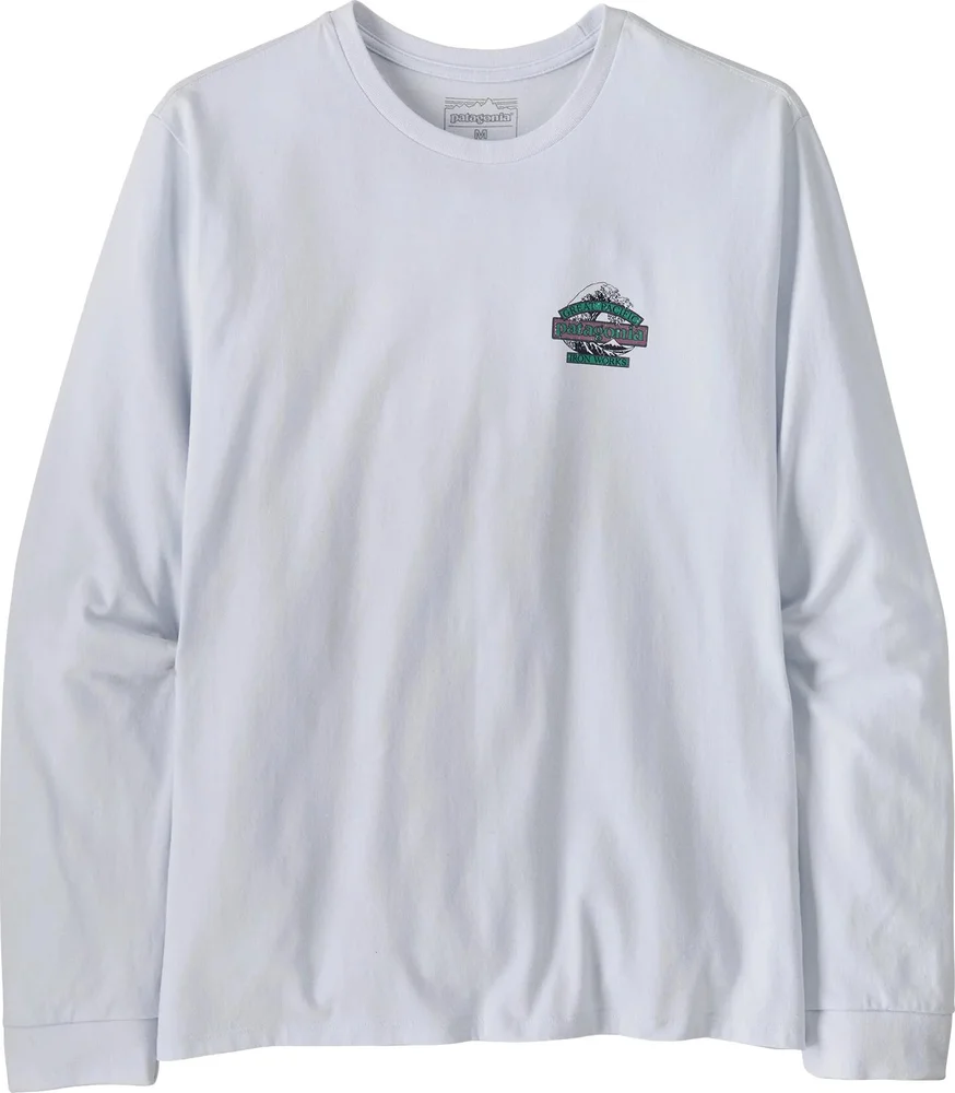 Patagonia Men's Long-Sleeved Great Waves Responsibili-Tee Fiber White v:6694624
