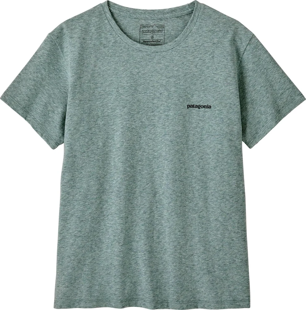 Patagonia Women's P-6 Logo Responsibili-Tee Blue Sage v:6602028