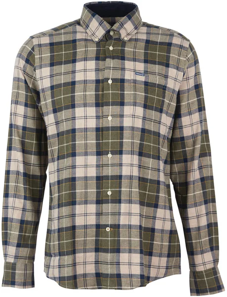 M's Fortrose Tailored Shirt Forest Mist v:8966740