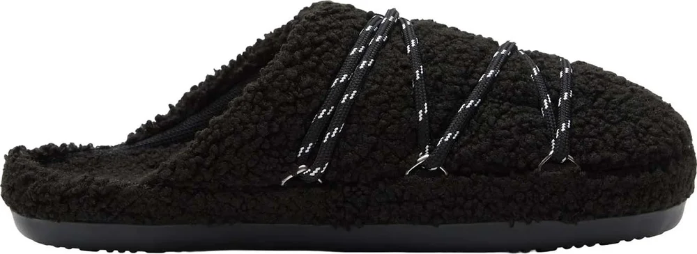 Moon Boot Teddy Slipper Black v:1568324 Moon Boot Teddy Slipper Black v:1568324