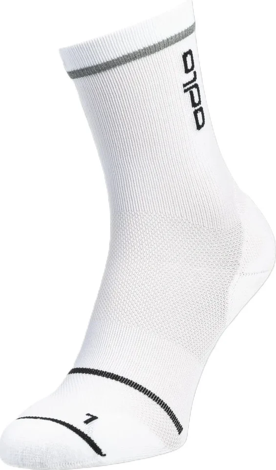 Odlo Odlo Socks Micro Crew Ceramicool Reflective Socks White v:7803011