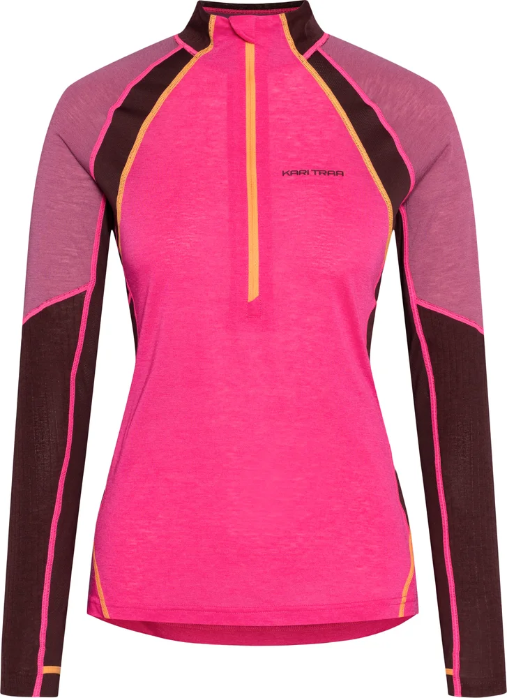 Kari Traa Women’s Alma Half Zip Berry v:6230523