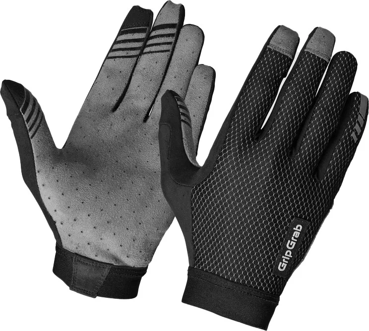 Gripgrab Vertical 2 Insidegrip™ Full Finger Summer Gloves Black v:1680878