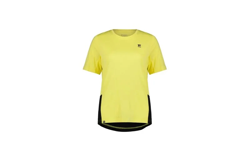 Mons Royal Sykkeltrøye Tarn Merino Shift Tee Black / Limelight v:8123185