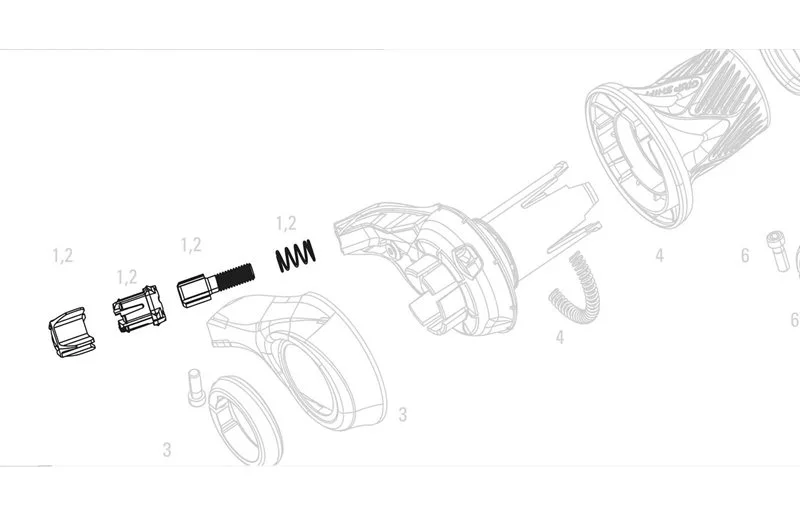 Sram Grip Shift Tønnejusterer for Xx1 v:9453994