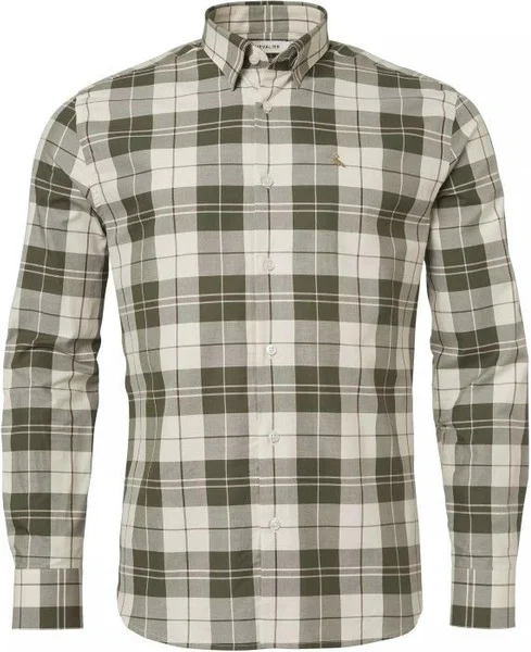 Hinwick Shirt Men Deep Green Checked v:5205801