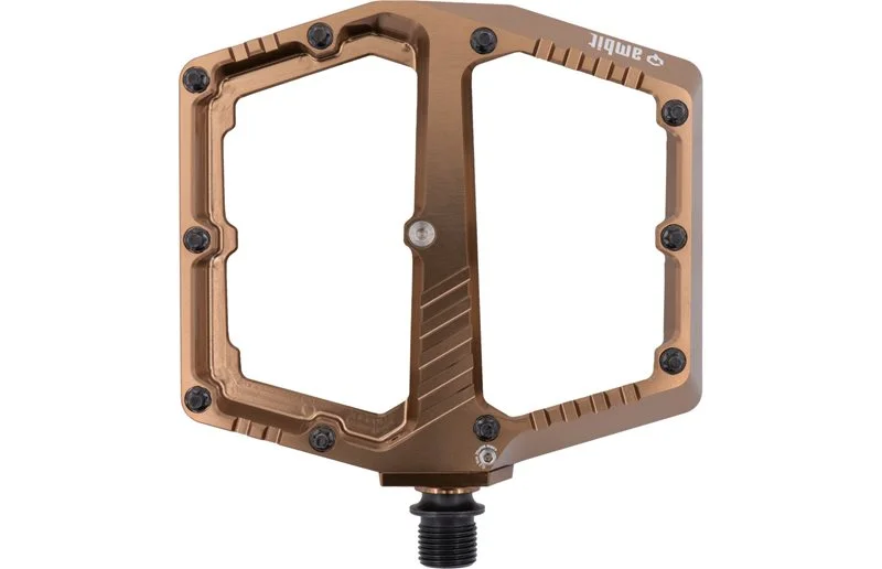 Sykkelpedaler Ambit Flatpedal Breach 1 L Brown v:4700290