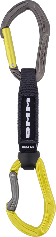 DMM Alpha Sport Quickdraw 12 cm Titanium/Lime v:3942933 DMM Alpha Sport Quickdraw 12 cm Titanium/Lime v:3942933