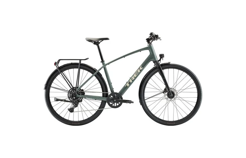 Hybridsykkel Trek FX Sport AL Equipped Keswick Green/Lichen Green Splatter v:3514204