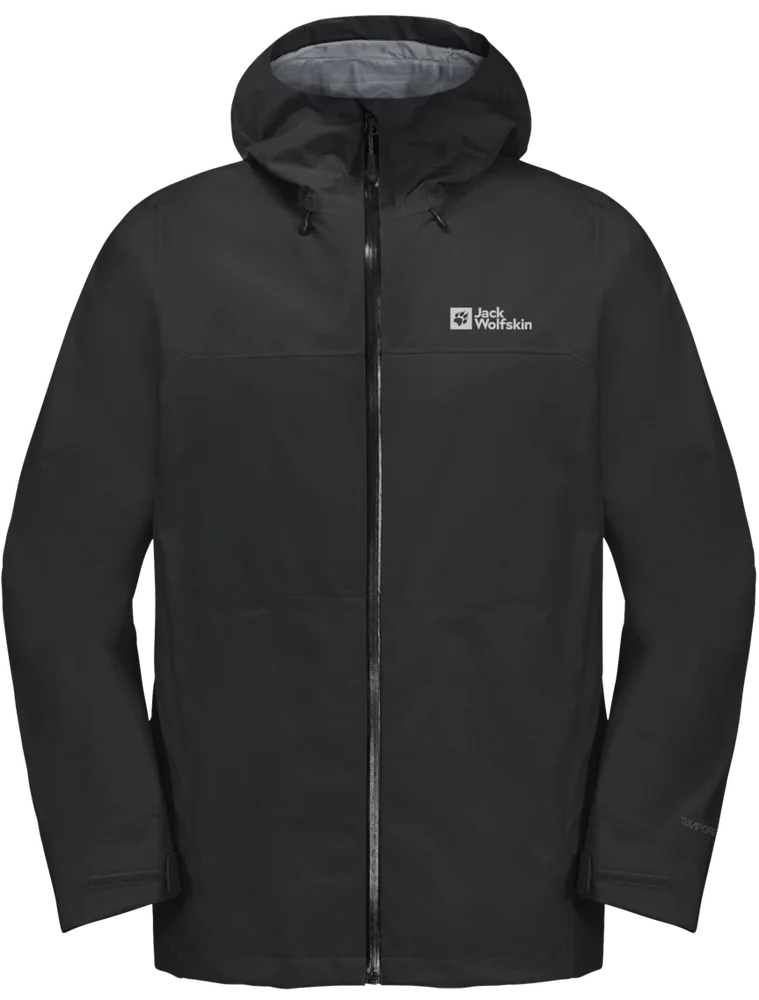 Jack Wolfskin Men's Highest Peak 3-Layer Jacket Black v:6610542