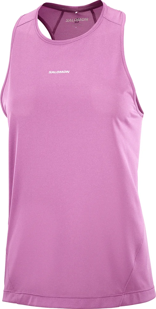 Salomon Women's Shkout Core Tank Iris Orchid v:4189001