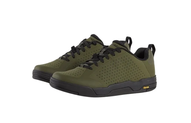 Bontrager Sykkelsko MTB Flatline Mountain Olive Grey/Svart v:3314453 Bontrager Sykkelsko MTB Flatline Mountain Olive Grey/Svart v:3314453