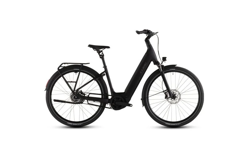 Elsykkel hybrid Cube Supreme RT Hybrid Deluxe EX 600 Low Black/Chrome v:8433439