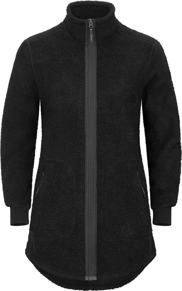 Urberg Women's Bonded Pile Jacket Long Black Beauty v:6238223