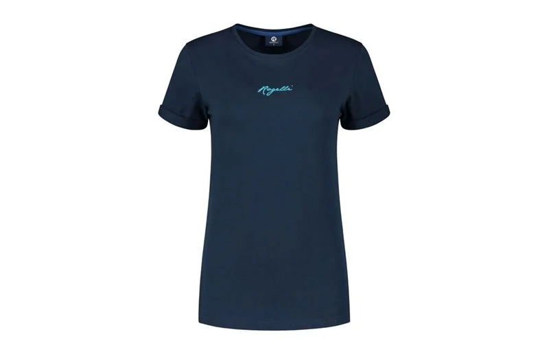 Rogelli Fritidsgenser Logo T-skjorte Dame Marineblå v:1130886