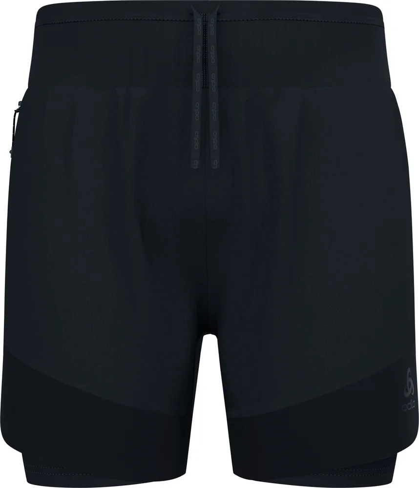 Odlo Men's Odlo X-Alp Trail 6 Inch 2-In-1 Short Black v:3180772