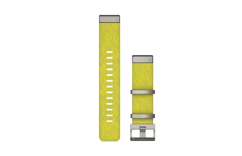 Garmin Quickfit 22-Klokkearmbånd Yellow/Green v:5083581