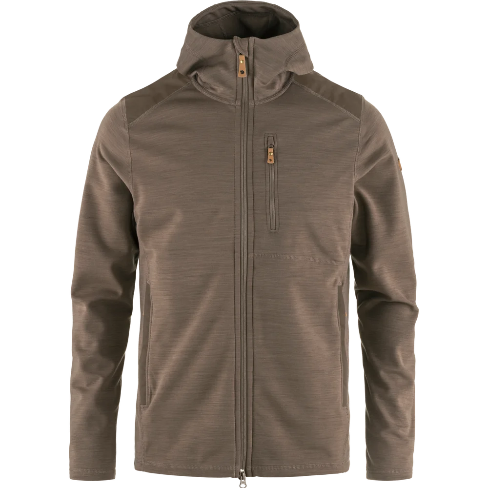 Fjällräven Men's Keb Fleece Hoodie Suede Brown v:8766705