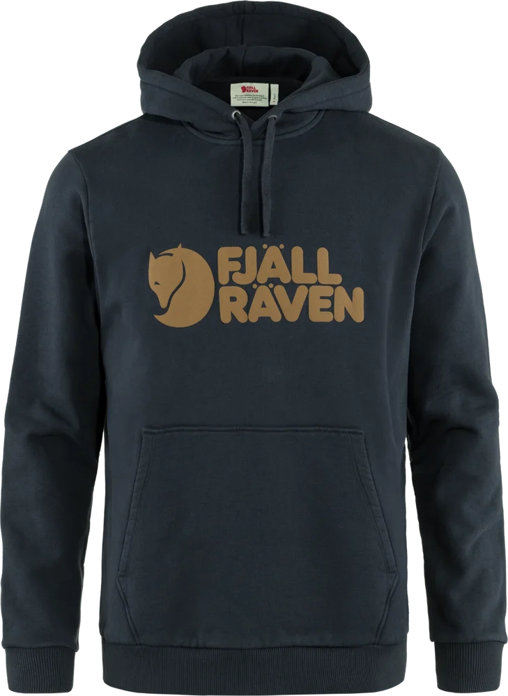 Fjällräven Men's Fjällräven Logo Hoodie Dark Navy v:2607905