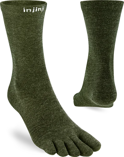 Injinji Liner Crew Wool Forest v:3036206