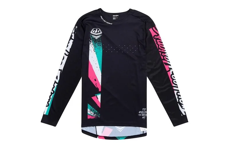Sykkeltrøye Troy Lee Designs Sprint Jersey Black v:8320239