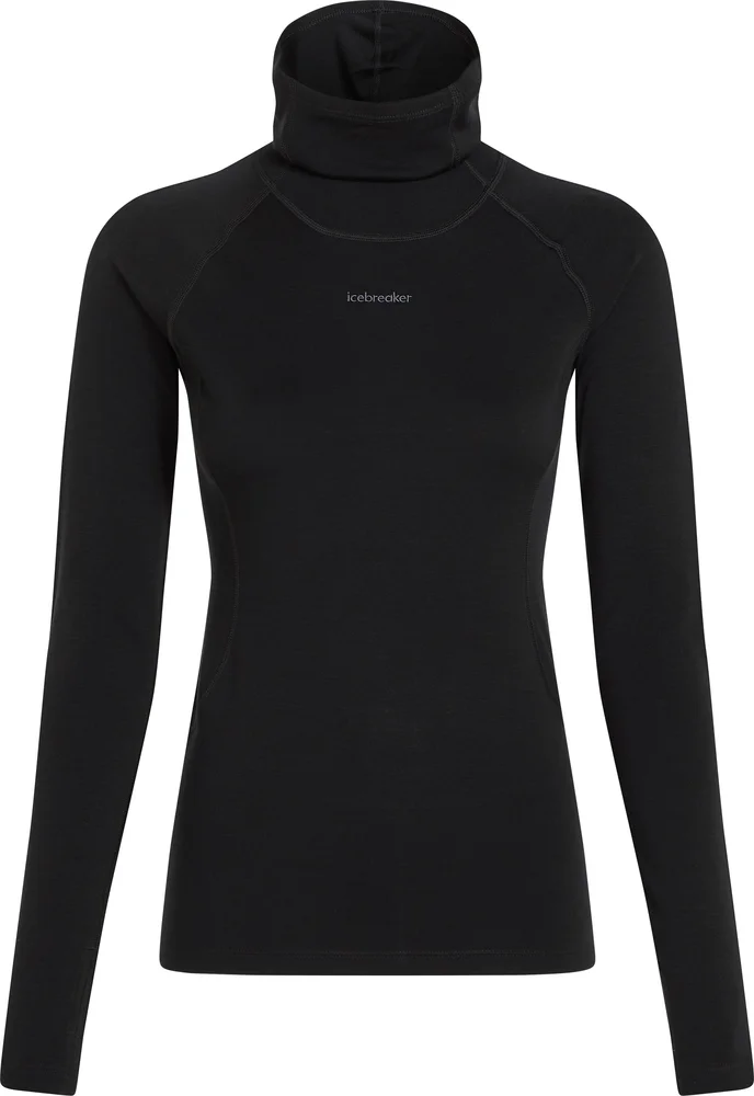 Icebreaker Women’s 300 MerinoFine Polar Long Sleeve Roll Neck Black v:6017162 Icebreaker Women’s 300 MerinoFine Polar Long Sleeve Roll Neck Black v:6017162