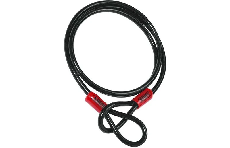 Abus Vajerlås Cobra 10 x 2000 mm sort v:3210746