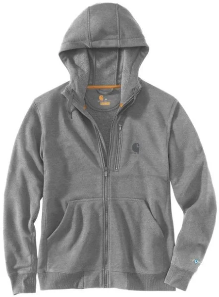 Carhartt M’s Delmont Zip Hooded Sweatshirt Asphalt Heather v:7546291 Carhartt M’s Delmont Zip Hooded Sweatshirt Asphalt Heather v:7546291