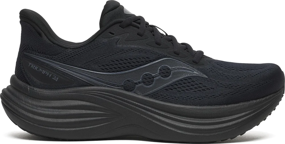 Saucony Men’s Triumph 24 Triple Black v:5528957 Saucony Men’s Triumph 24 Triple Black v:5528957