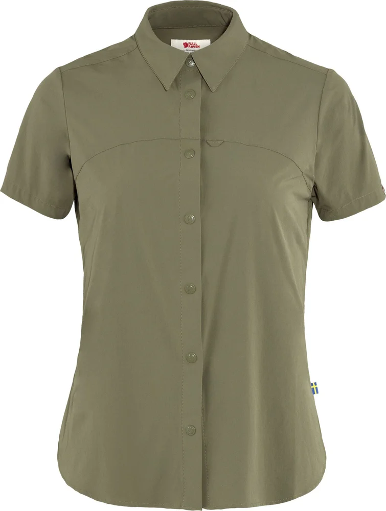 Fjällräven Women's High Coast Lite Shirt Short Sleeve Green v:3322311