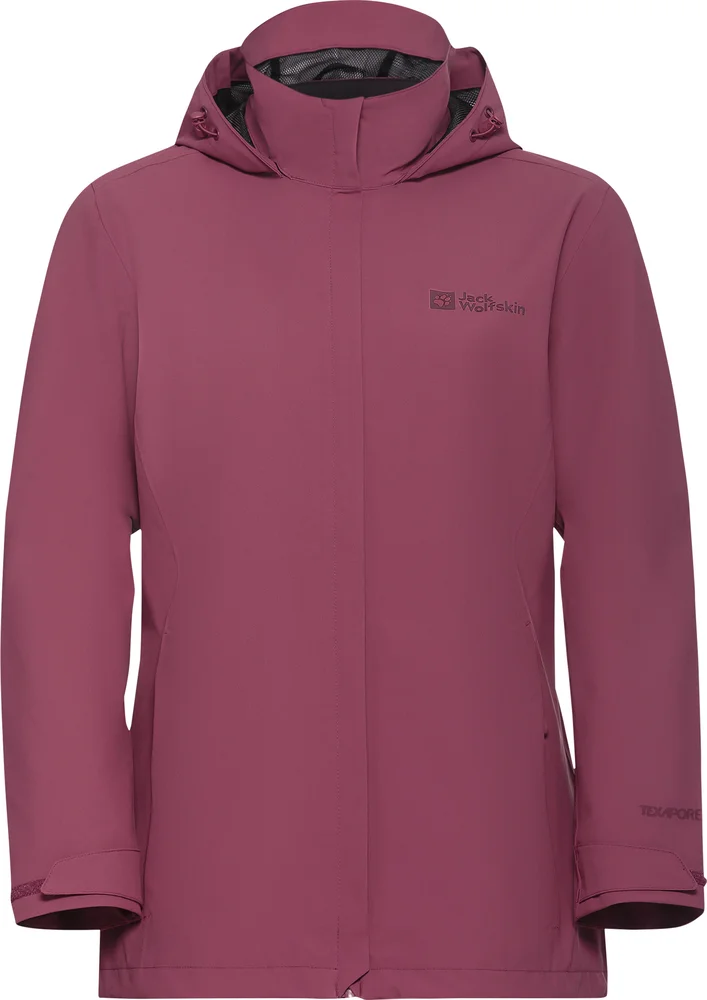Jack Wolfskin Women’s Trailtime 2L Jacket Raisin v:6543332 Jack Wolfskin Women’s Trailtime 2L Jacket Raisin v:6543332