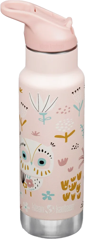 Klean Kanteen Kids’ Classic Insulated Water Bottle with Flip Seal Sport Cap and Straw Owlet v:7113493 Klean Kanteen Kids’ Classic Insulated Water Bottle with Flip Seal Sport Cap and Straw Owlet v:7113493